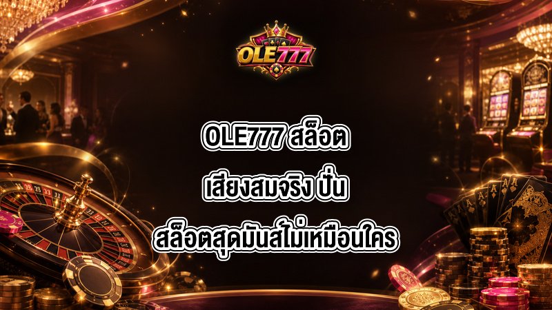 OLE777 สล็อตเสียงสมจริง
